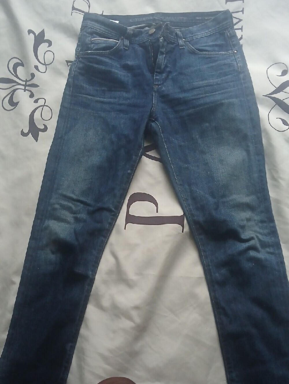 Classic Low Waist Women's Citizens Of Humanity Blue Denim Jeans Size 26